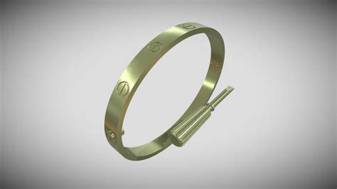 cartier bracelet 3d model|cartier cheapest bracelet.